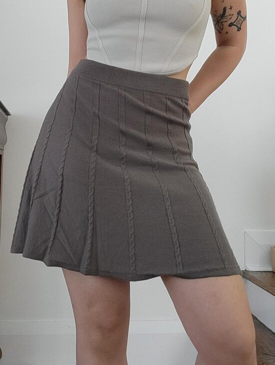 Dresses & Skirts - Wool blend knit skirt
